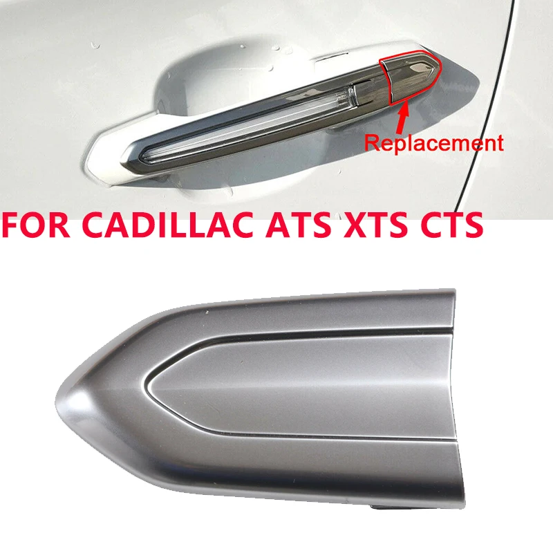 

13522324 For Cadillac ATS XTS CTS CT6 Car Outside Accessories Door Lock Cylinder Chrome Cover Trim Cap Outer Door Handle Cover