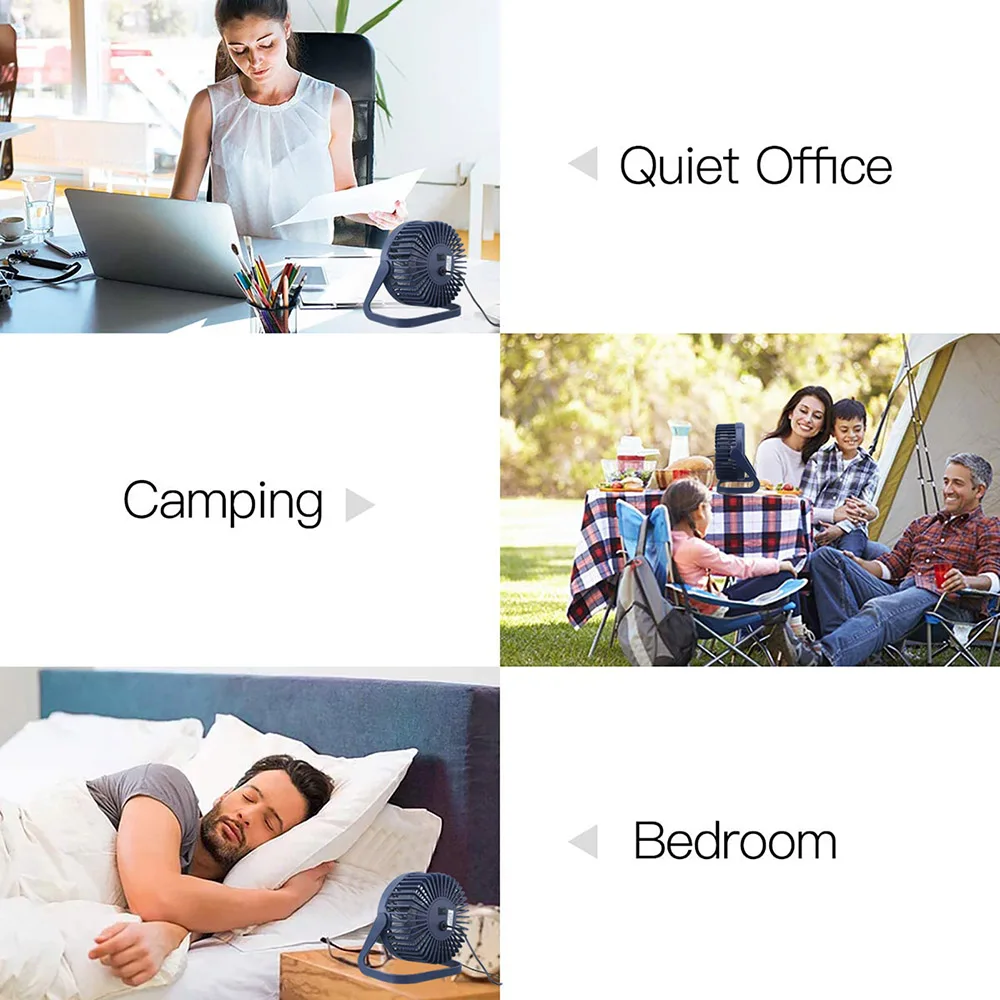 USB Nhỏ Quạt Bàn Di Động Hoạt Động Yên Tĩnh Để Bàn Không Khí Làm Mát 360 ° Cá Nhân Bàn Cho Văn Phòng Nhà Phòng Ngủ Mini người Hâm Mộ