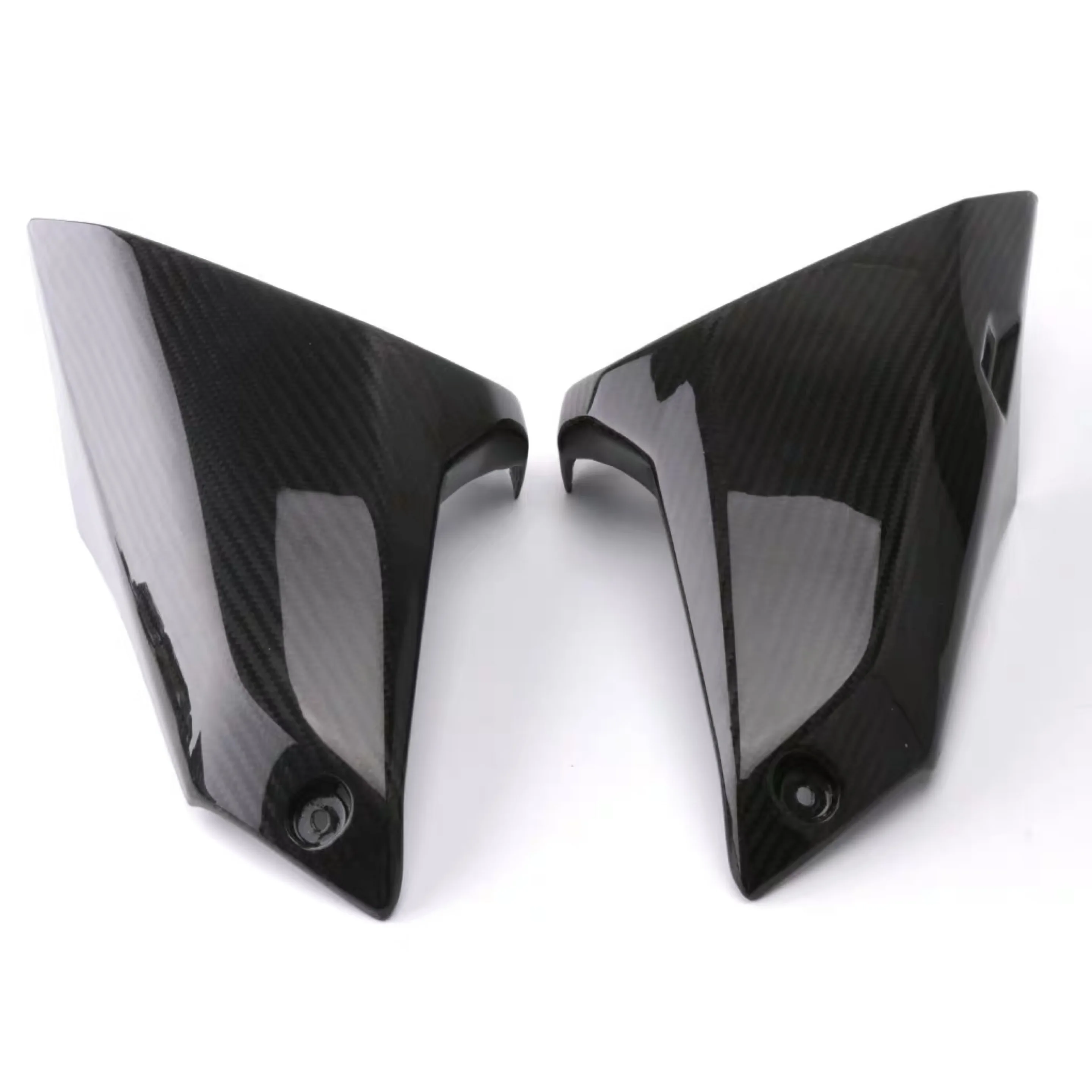 For YAMAHA MT09 FZ09 MT FZ 09 2013-16 Motorcycle Real Carbon Fiber Air Intake Cover Tank Side Panels Spoiler Guard Fairing Kits