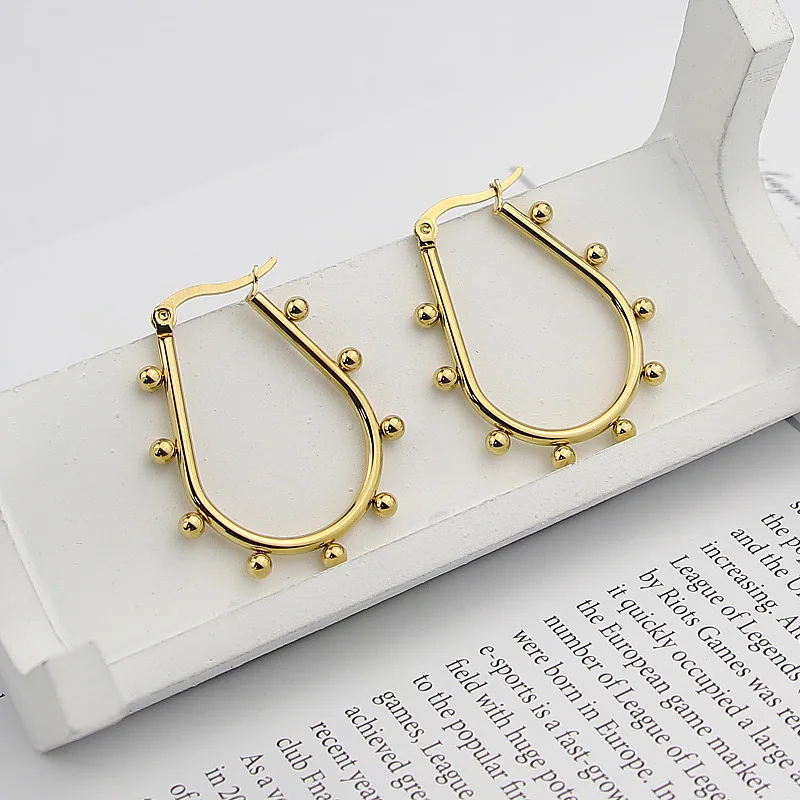 All-Match Popular Jewelry Hhigh Quality Ssquare Earrings For Children\'s Love Gifts For Women\'s Parties Wholesale