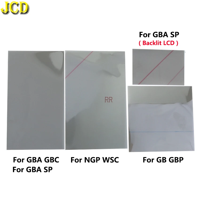 JCD For Gamboy GB GBP Polarized Polarizer Filter Film Sheet For GBA GBC GBASP NGP WSC Backlit Screen Modify Part Polarizing Film