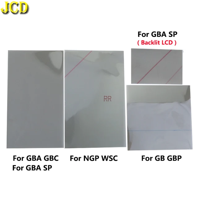 JCD For Gamboy GB GBP Polarized Polarizer Filter Film Sheet For GBA GBC GBASP NGP WSC Backlit Screen Modify Part Polarizing Film