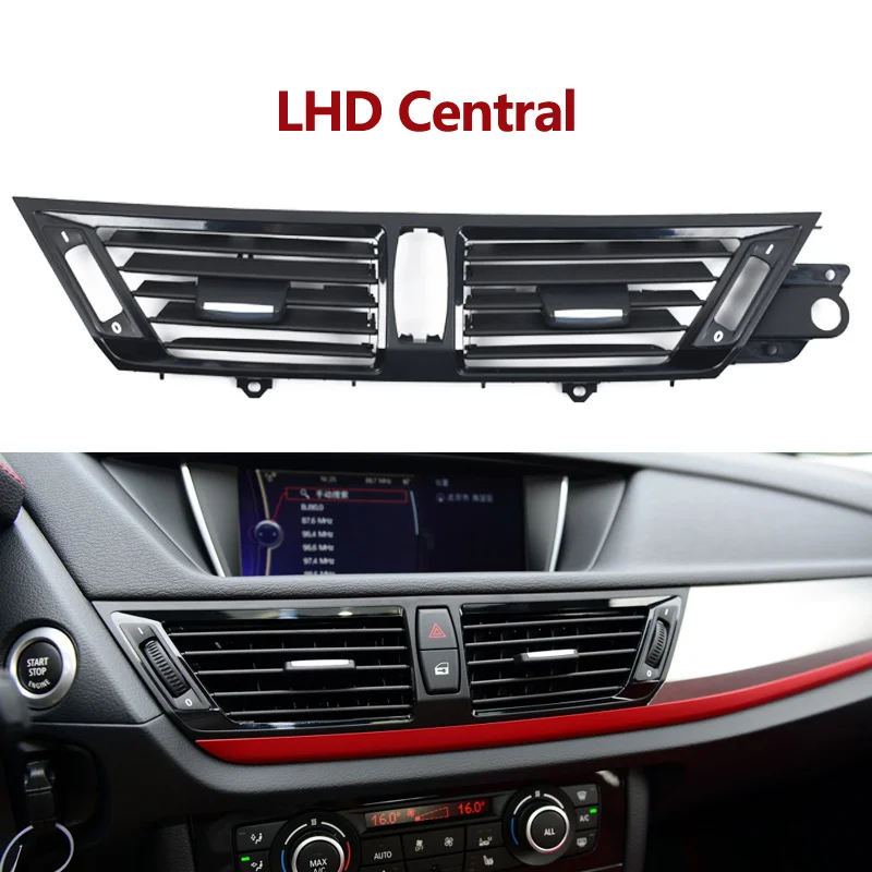 LHD Car Front Console Dashboard Air Conditioning AC Vent Grille Outlet Panel Replacement For BMW X1 E84 64229258354