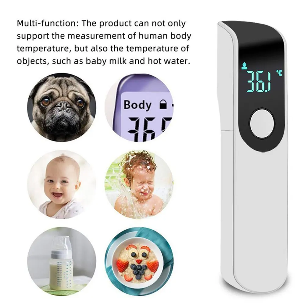 Infrared Thermometer Forehead Digital Thermometer Non Contact Thermometer Medical Temperature Fever Measure Tool for Baby Adult