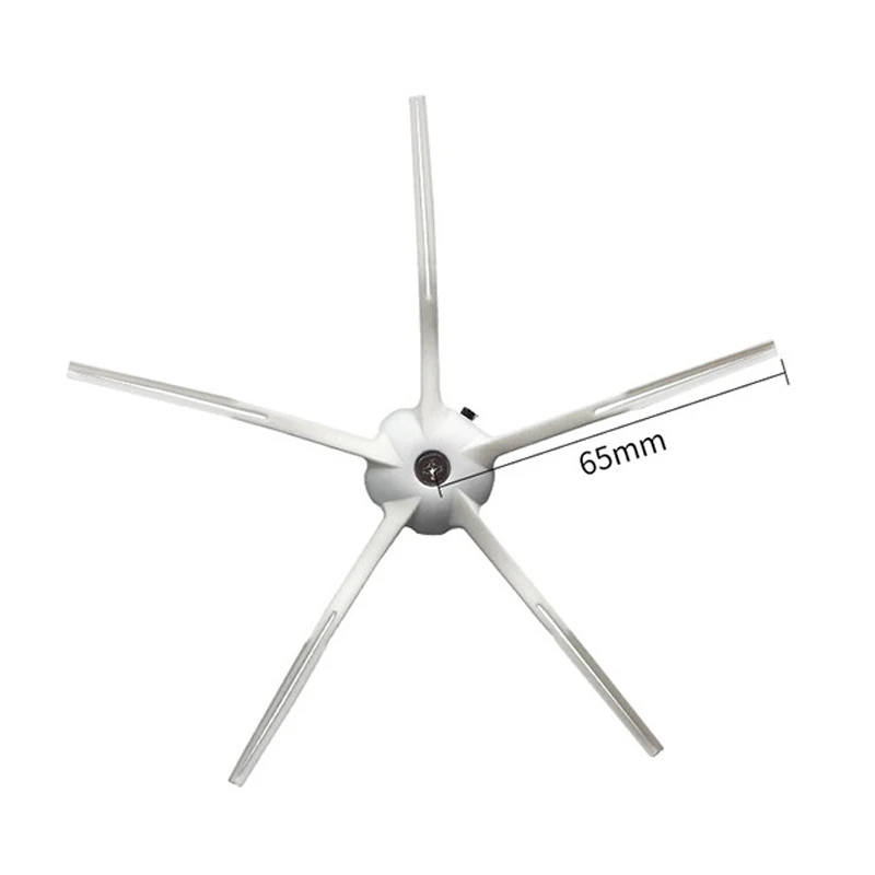 2PCS Putih 5 Lengan Sisi Sikat untuk Xiaomi MI Robot untuk Roborock S50 S51 S55 S5 MAX S6 untuk xiaowa E35 E2 Robot Vacuum Cleaner Bagian