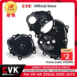 CVK Engine Cover Motor Stator Cover Crank Case Shell For KAWASAKI ZX-6R ZX6R ZX 6R 636 ZX636 2009 2010 2011 2012 2013 2014 2015