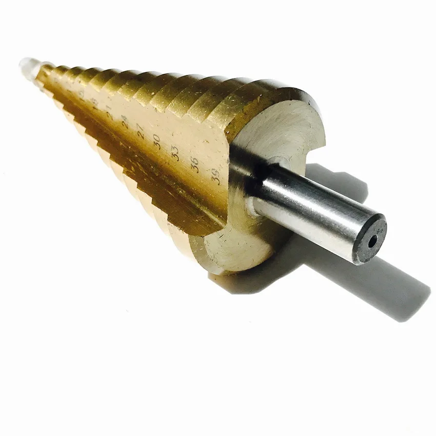 Cost Sale of 1PC HSS4241Made 4-39/4-40/4-42/4-45/10-45mm Step Drill Bit Core Bit Cone Hole Cutter for Steel Hole Opening