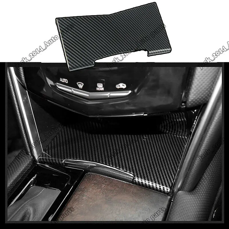 

Carbon Fiber Cigarette Lighter Panel Cover Trim For Cadillac XTS 2015 2016 2017 2018