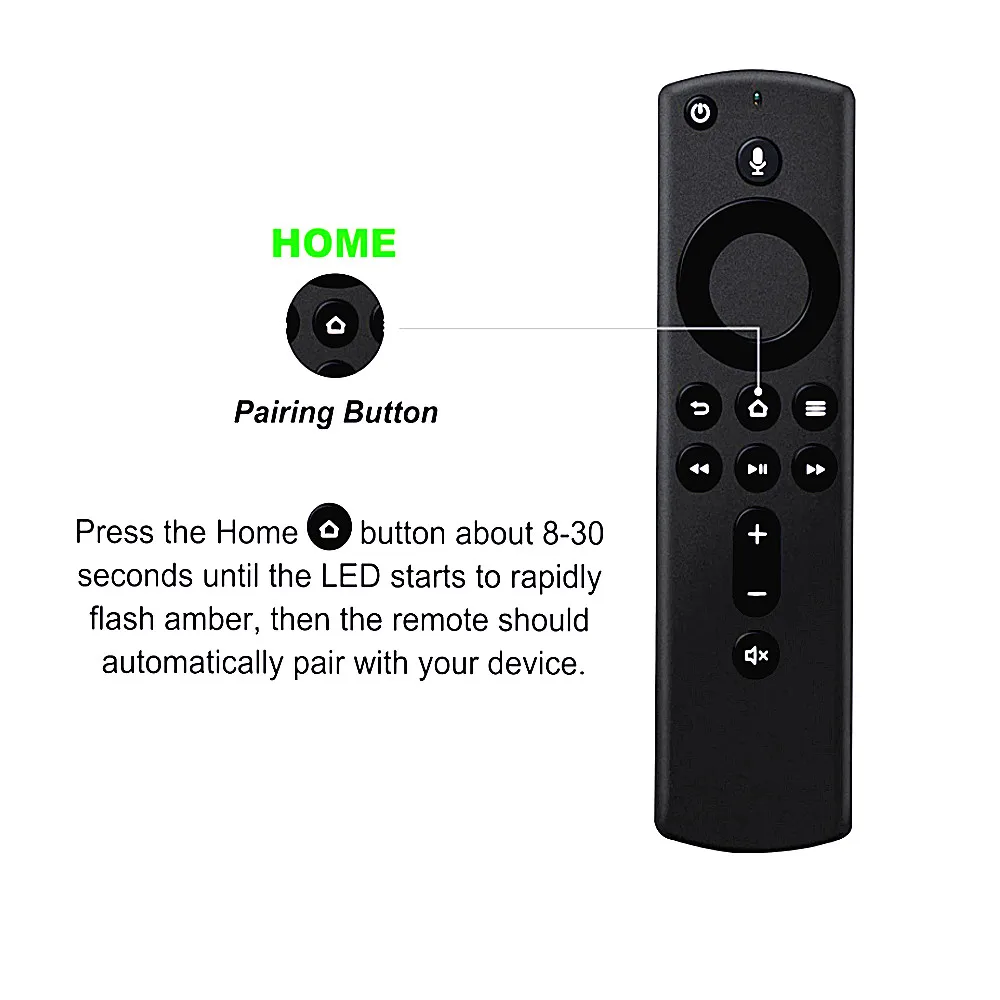 L5B83H telecomando vocale per Amazon Fire TV di terza generazione Design pendente Fire TV Stick rilascio 2020 e Stick TV Fire 4K di seconda generazione