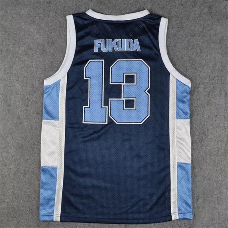 Anime Shohoku Jersey Ling Nan South High School Cosplay Basketball Team Sendoh Akira White Blue Slam Dunk Jersey Wear Uniform