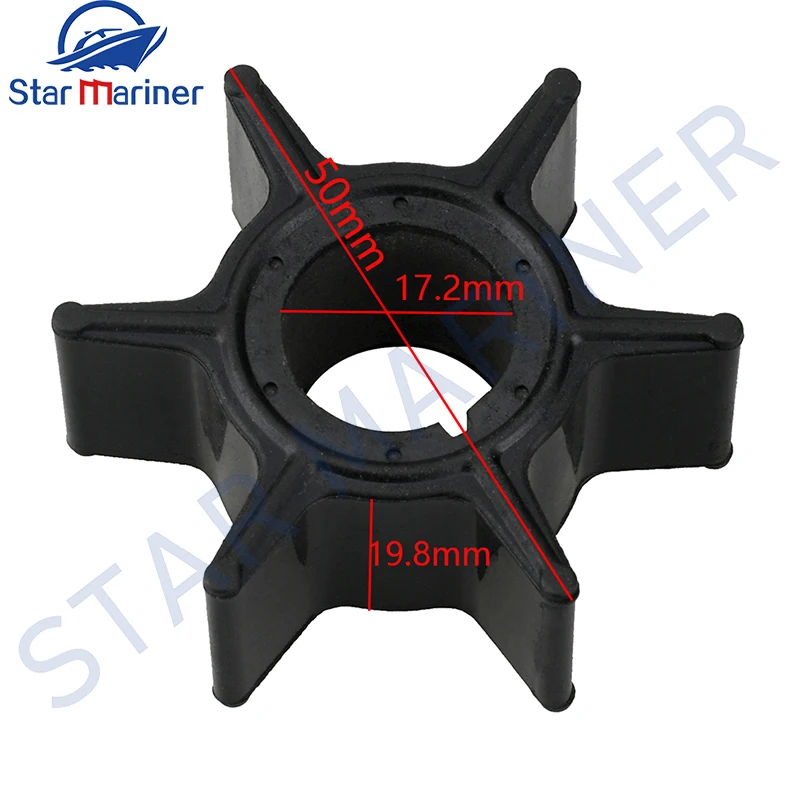 3C8-65021-2 18-8922 Water Impeller For Tohatsu 40HP 50HP 2 Stroke Engine Outboard Boat Motor Aftermarket Parts 3C8-65021