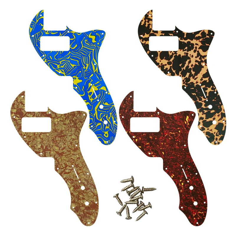 

Fei Man Custom Guitar Parts For US Tele 69, Pickguard With TV Jones Humbucker Scratch Plate, Multi Color Choice, Flame Pattern