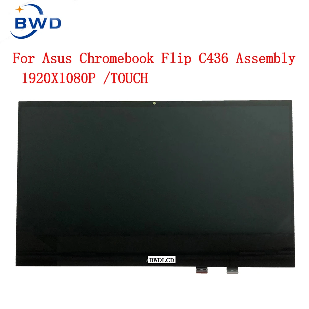 ORIGINAL14inch สำหรับ ASUS Chromebook Flip C436แล็ปท็อปจอ LCD Touch Screen Assembly