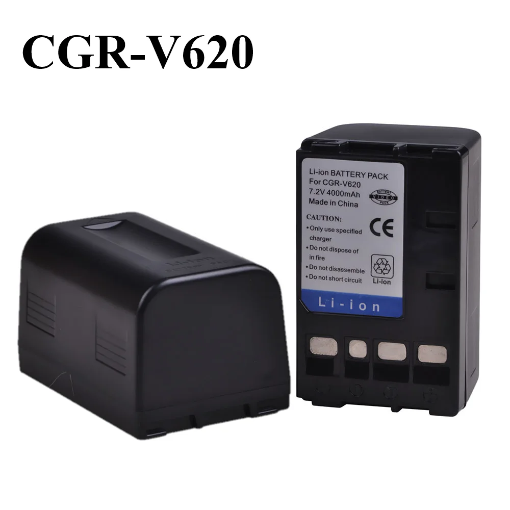 

Аккумулятор 4000 мА · ч CGR-V620 CGR V620 для Panasonic CGR-V14S, CGR-V610, V610, V620, NV-RX14, NV-RX18, NV-RX24, RX37, RX18B, RZ10