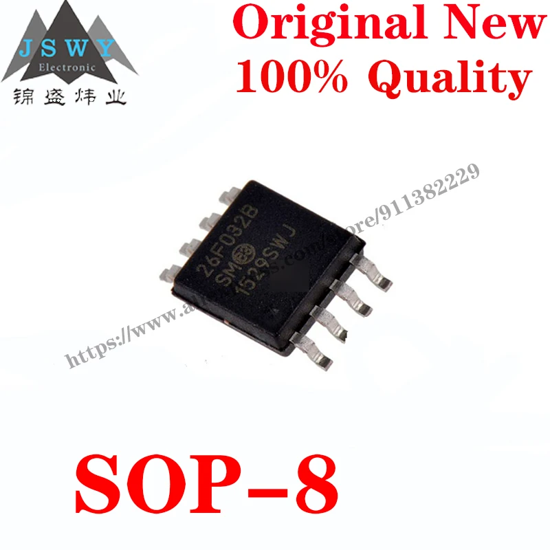 10~100PCS SST26VF032B-104I/SM SOP-8 Semiconductor Memory IC NOR Flash IC Chip with for module arduino Free Shiping SST26VF032BSM