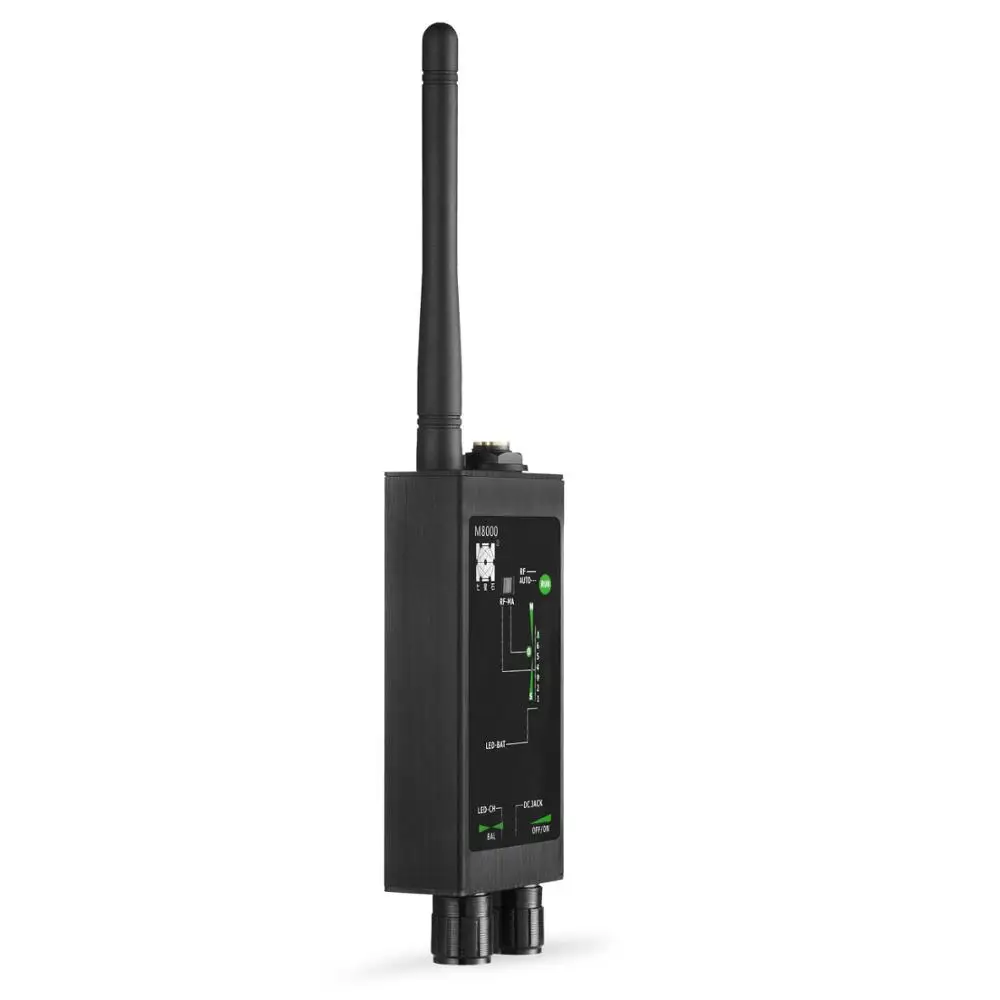 1mhz-12gh rádio anti špion detektor fbi GSM RF signál auto stopař detektory GPS stopař vyhledávač bug s dlouhé magnetický LED anténa