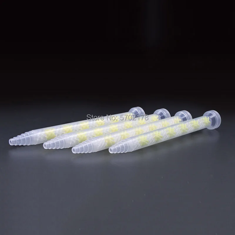 10pcs GSM9-12 AB glue static mixing tube epoxy resin adhesive mixing nozzle glue filling machine mixing tip