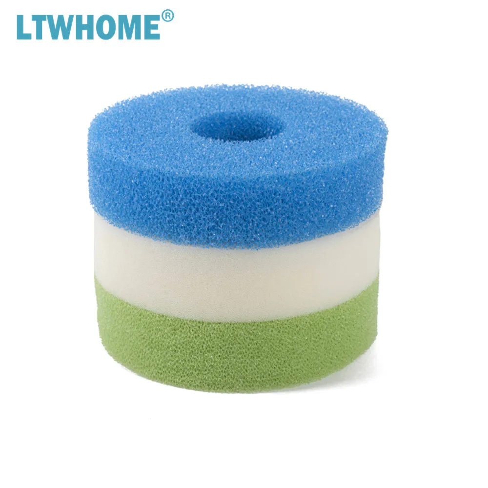 

LTWHOME Foam Sponge Filter Set Fits for Hozelock Bioforce 4500 Filter