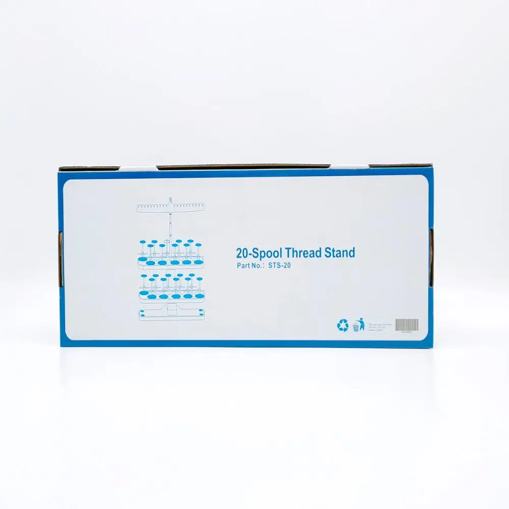 Sew Tech Sewing Thread Holder Stand 20 Spool Wall Thread Stand for Embroidery Machine Sewing Thread Stand