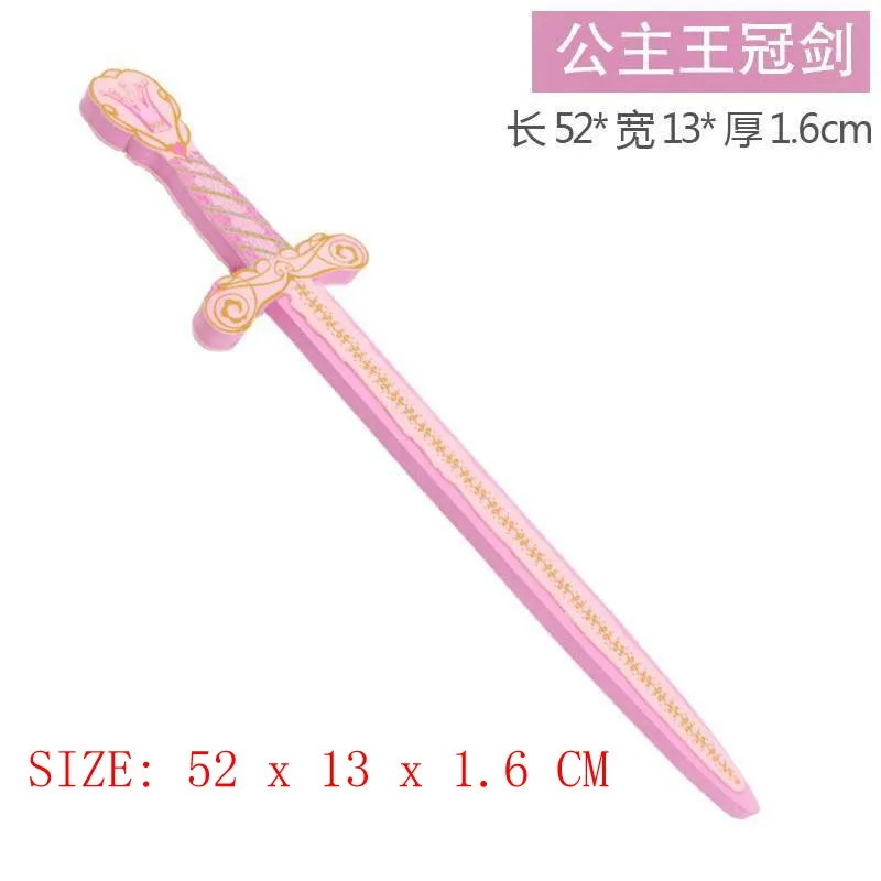 Spada giocattolo gomma morbida spada per bambini giocattolo schiuma ragazzo spada concorso ragazza morbida prestazioni puntelli regalo