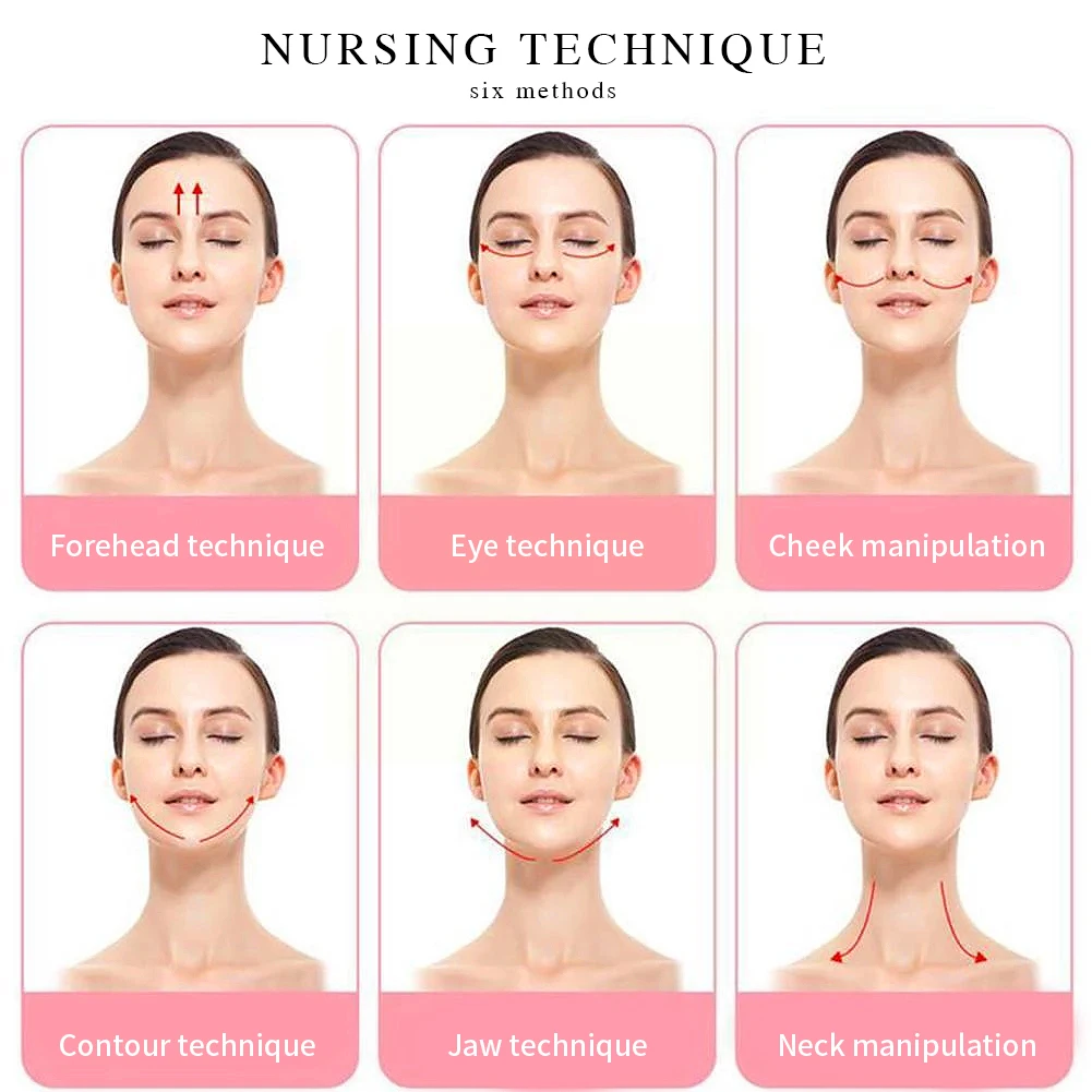 Facial Neck Massager Microcurrent Face Lift Devices LED Therapy Body Skin Tightening Beauty Machine Face Firming Skin Care Tools