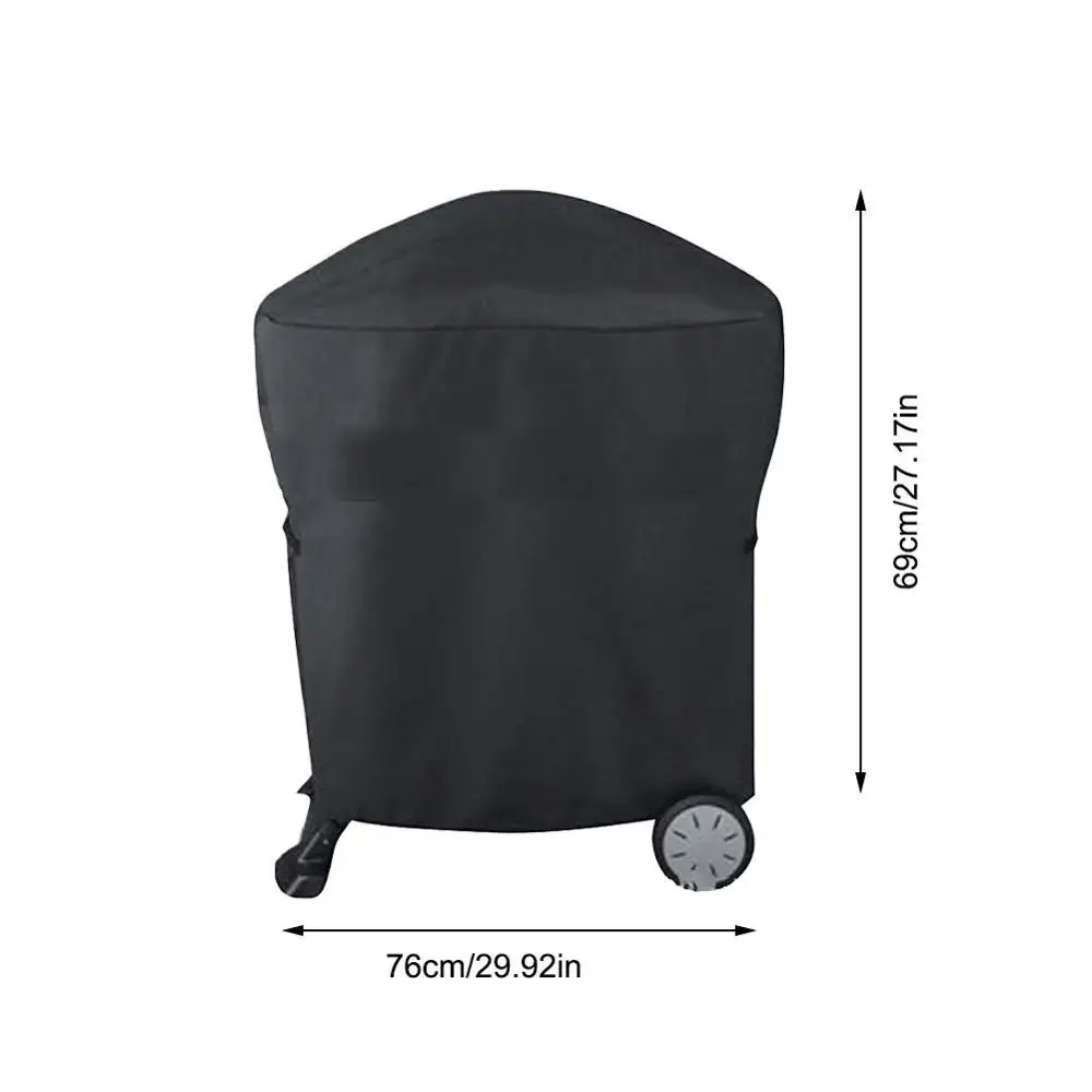 

Waterproof Dustproof Storage Barbeque Grill Cover Bbq Rolling Cart Grill Cover For Weber Q1000 Q2000 Series 7113