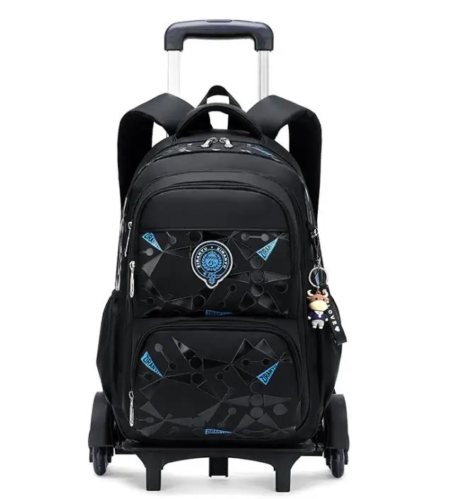 Imagem -05 - Ziranyu Rolling Backpack For Children Mochila Escolar Trolley Bolsa For Boys Kids Bolsas com Rodas