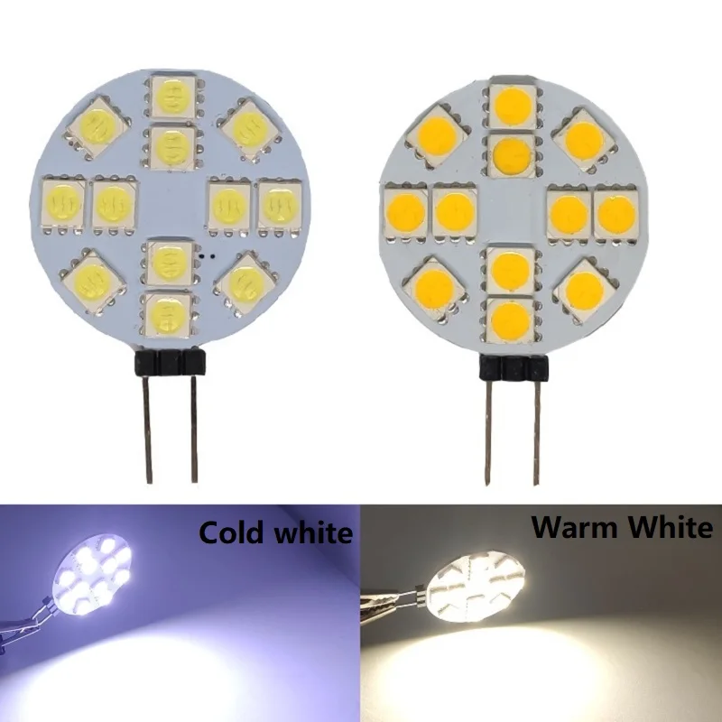 LED Lamp Bulb G4 5050 SMD 6 leds 24 leds 12 leds 9 leds 12V AC DC Replace Halogen Lighting Lights Spotlight Bi-pin Lamp