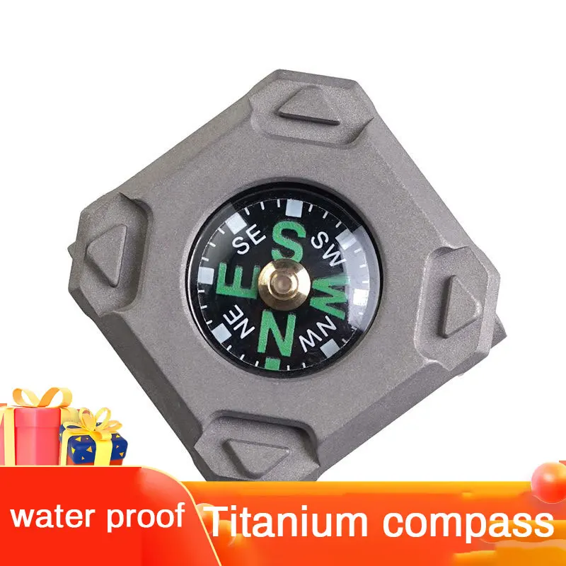 

Titanium Alloy Strap, Compass, Fluorescent Marking Guide, Watch-Style Compass, Outdoor Equipment Marking Navigation