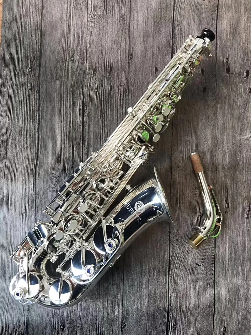 Jupiter JAS 700Q Alto Eb Tune Saxophone Brass Nickel Silver Plated BodyMusic Instrument E-flat Sax with Case