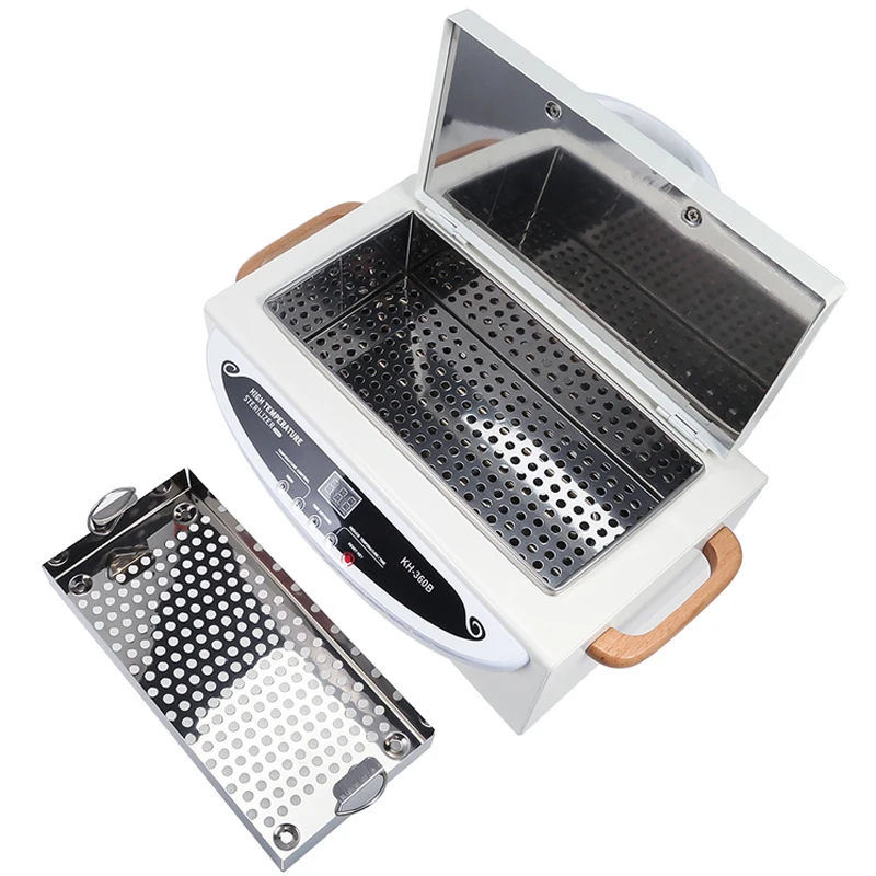 Nail Sterilizer Carbinet Advanced Version Manicure Beauty Salon High Temperature Disinfection With LCD ForUsing Nail Tool