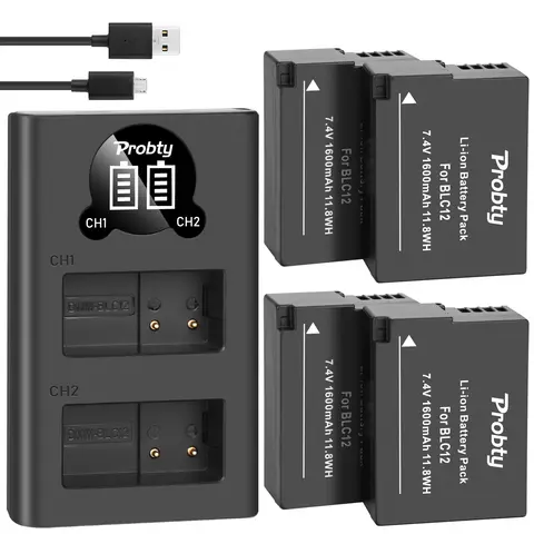 DMW BLC12 DMW-BLC12 BLC12E BLC12PP Battery or Charger for Panasonic Lumix FZ1000 FZ200 G5 G6 G7 GX8 G85