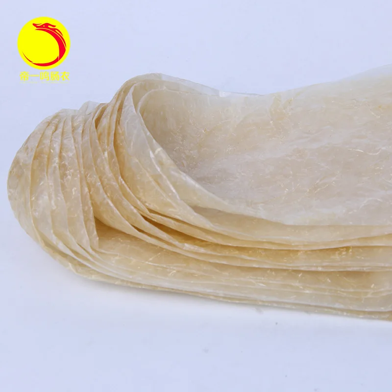 3 PCS Sausage Casing Sausage Stuffer Width 110mm Diameter 70mm Length 300mm Salsam Packing Home DIY Big Ham Sausage Shell Cover