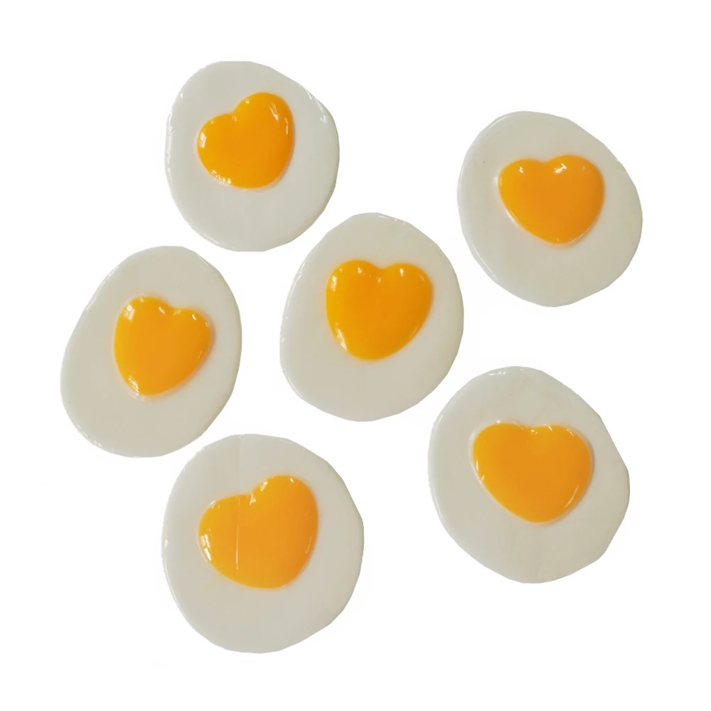 Cute Soft Artificial Love Heart Fried Eggs Vent Hand Fidget Toys Decompression Pressure Release Antistress Children's Toy Gift