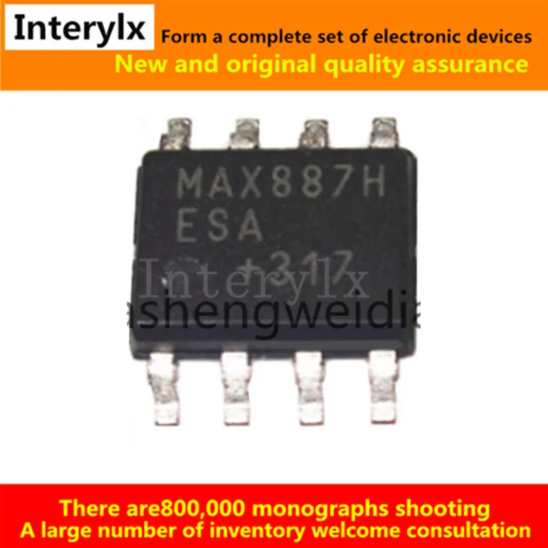 10Pcs/Lot MAX887HESA MAX887HES MAX887HE MAX887H MAX887 IC REG BUCK ADJ 600MA 8SOIC