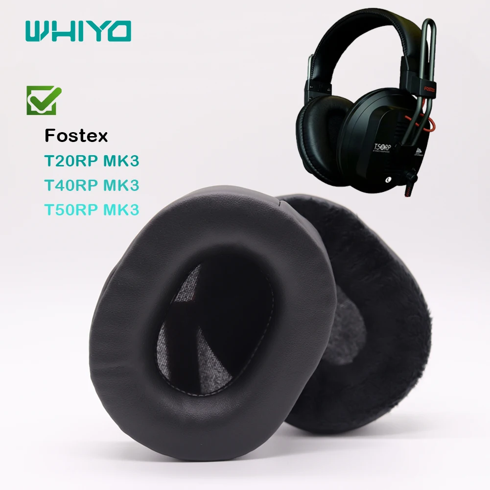 Whiyo Replacement Velvet Ear Pads for Fostex T20RP T40RP T50RP MK3 Headset Parts Earmuff Cover Cushion Pillow