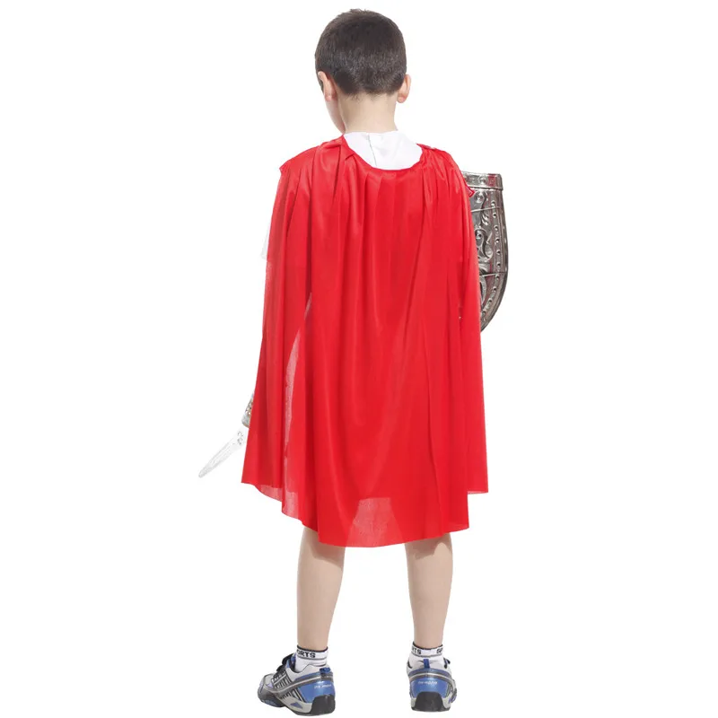 M-XL Bé Trai Halloween Sparta Võ Sĩ Giác Đấu Trang Phục Trẻ Em Trẻ Em Hiệp Sĩ Của La Mã Cổ Đại Chiến Binh Cosplay Carnival Purim Đầm Dự Tiệc