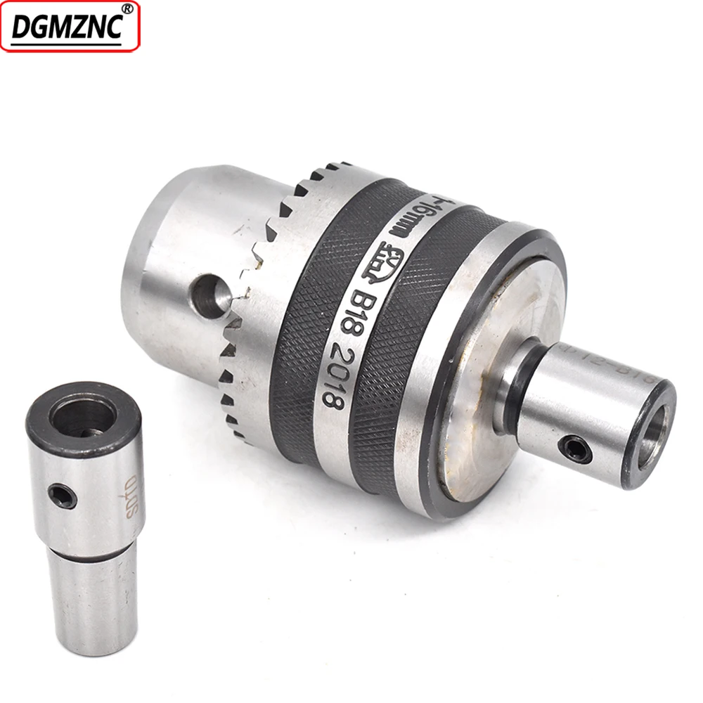 1SET B16 B10 B18 B12 chuck Heavy duty with adapter 5mm 6mm 8mm 10mm for drilling machine