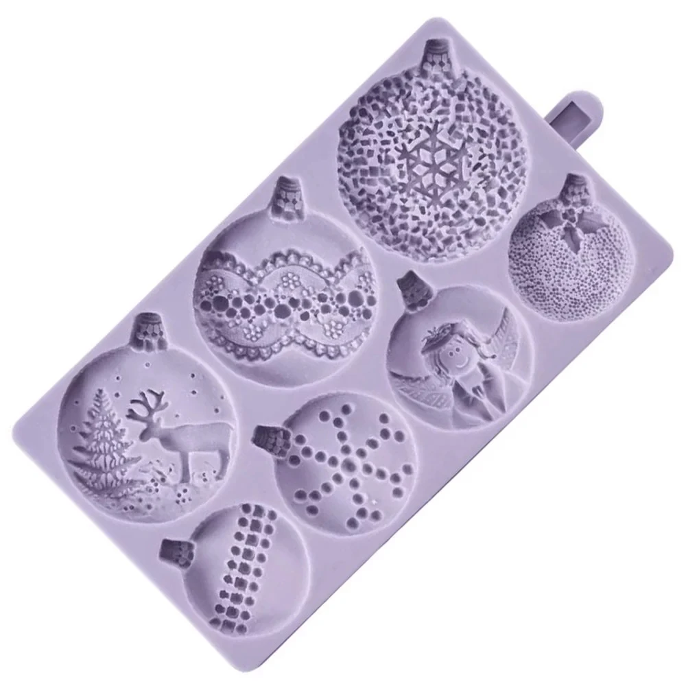 Christmas ，halloween Silicone Mold Fondant Cake Decoration Mould Sugarcraft Chocolate Baking Tools Kitchenware For Cake Gumpaste