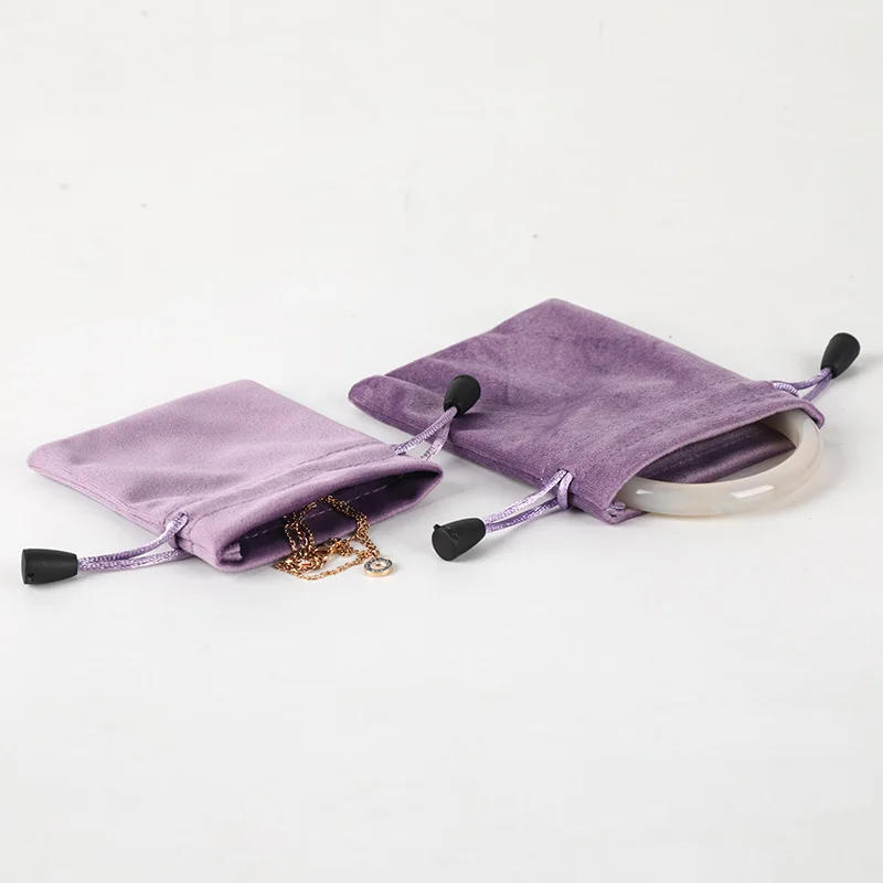 Imagem -03 - Bolsas de Cordão de Veludo para Embalagem de Presente de Natal Bolsa de Seda Macia Grande Tamanho Grande Preto Roxo Marrom Cinza Verde 20x30cm 10 Pcs Lote