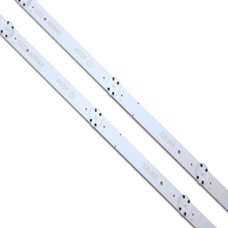 New Kit 2 PCS 6LEDs 615mm LED backlight strip for LG 32inch TV 32LH60_HD SSC_32inch_HD