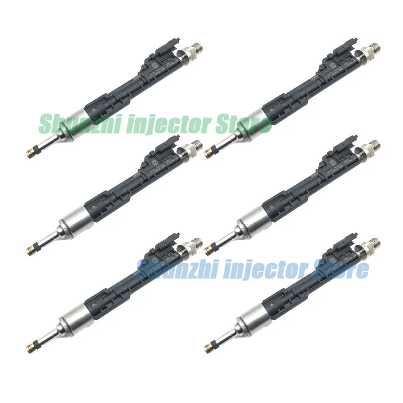 6pcs Fuel Injector Fits for BMW X5 X6 F01 F02 F03 F04 F06 F07 F10 F11 F12 F13 0261500262  13648627842