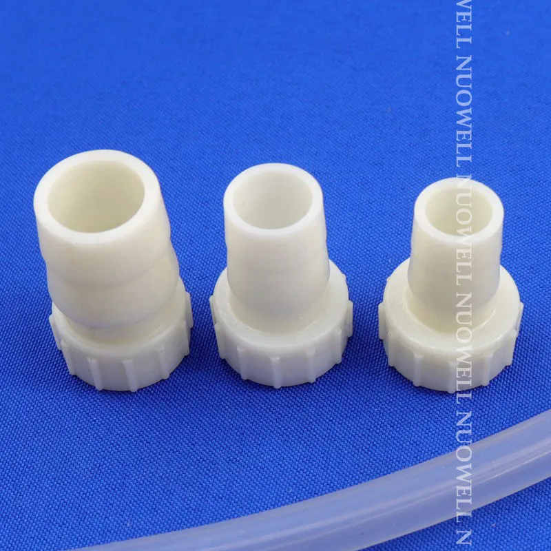 Female Thread Hose Straight Connector, Soft Pagoda Joints, Aquarium Pipe, Fish Tank Adapter, 4 ~ 20mm, 5-100Pcs