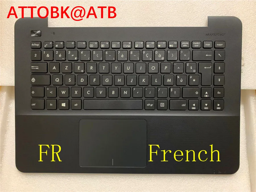 Spanish/latin/Turkey/French laptop keyboard for ASUS W409L X454 F454L F454LJ R454L X454L Topcase keyboard Palmrest Upper Cover