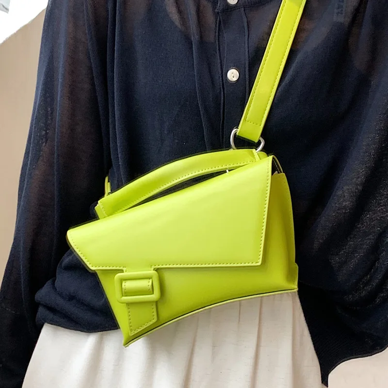 Nieuwe Kleine Damestassen Designer Vrouwen Leren Schoudertas Dames Crossbody Tassen Effen Flap Tas Meisjes Mode Draagzak Groen