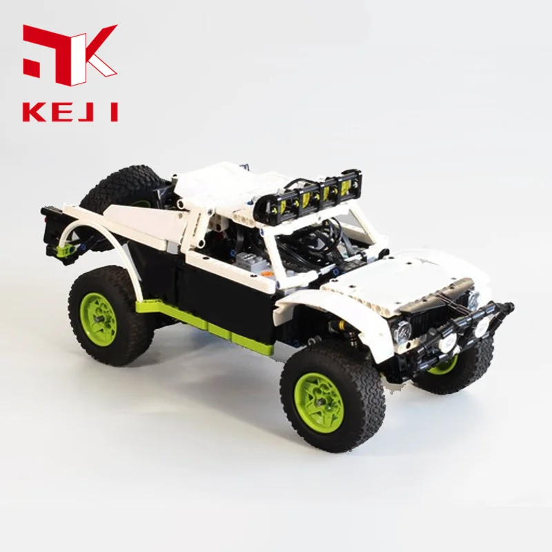 KEJI RC Baja Trophy Truck Motor Power Function Fit MOC-4874 Model Model Building Blocks Bricks Kit DIY Toys Christmas Gift