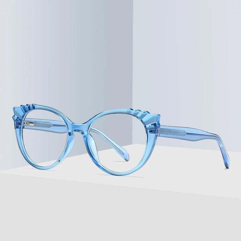 Gmei Optical Fashion Designed Transparent Women Glasses Frame Oval Female Clear Myopia Prescription Eyeglasses Frames 2037
