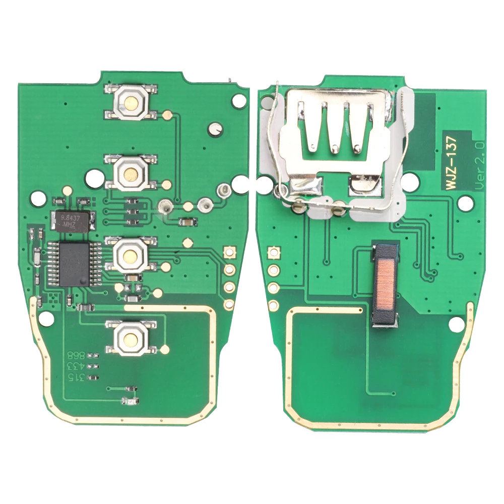 KEYECU For Audi A3 A4 A5 A6 A8 Quattro Q5 Q7 2009 - 2015 Smart Remote Control Key 315MHz 433MHz 868MHz FCC ID: IYZFBSB802