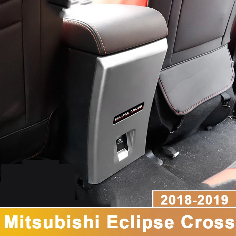 

Для Mitsubishi Eclipse Cross 2018 2019, аксессуары, задний подлокотник из АБС-пластика, крышка панели, накладка, детский защитный чехол от ударов