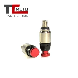 TCMOTO Nuovo 2pcs M5x0.8mm Moto Vite Valvola di Sfiato Valvola di Sfiato Forcella Forcella Anteriore Invertito Ammortizzatore Deflazione